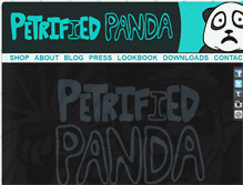 Tablet Screenshot of petrifiedpanda.com